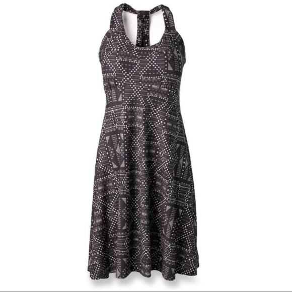 prAna‎ Gray Black Cali Athletic Sports Dress - Picture 1 of 8